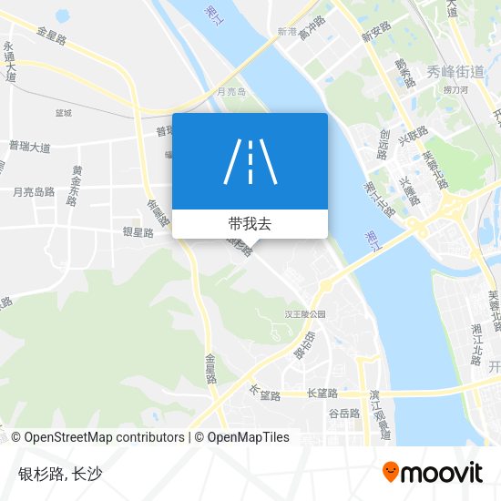 银杉路地图