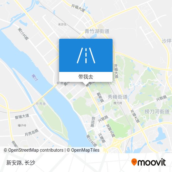 新安路地图