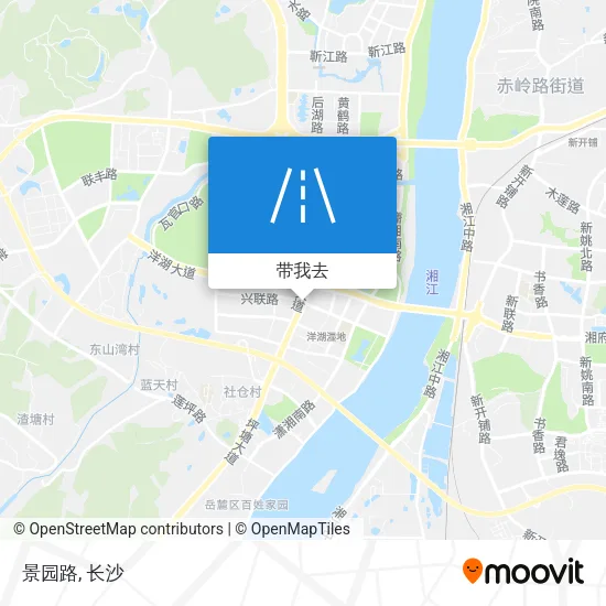 景园路地图