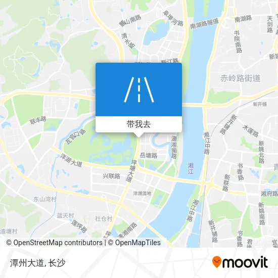 潭州大道地图