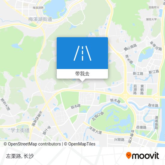 左栗路地图