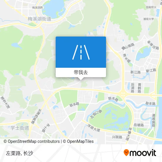 左栗路地图