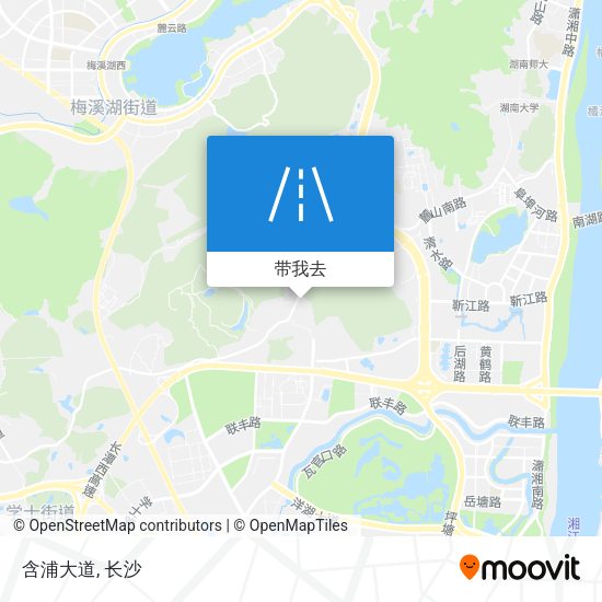 含浦大道地图