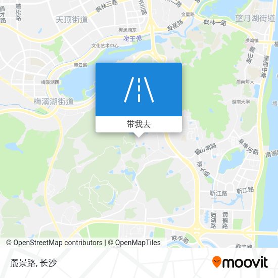 麓景路地图