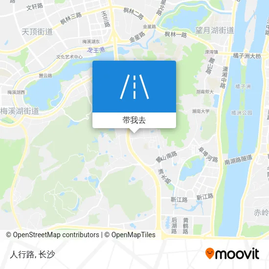 人行路地图