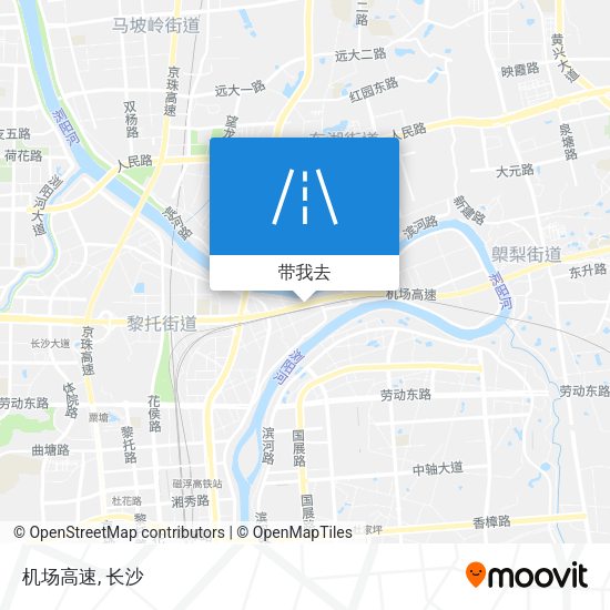 机场高速地图
