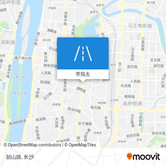 韶山路地图