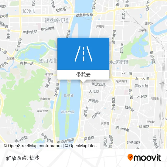 解放西路地图