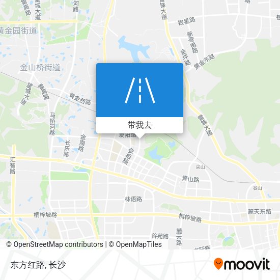 东方红路地图