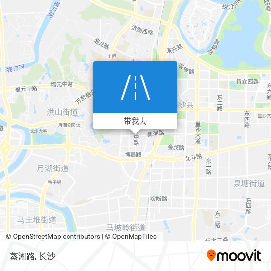 蒸湘路地图