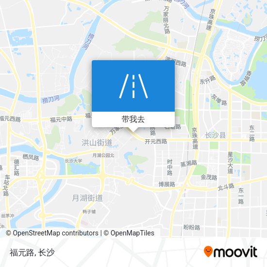 福元路地图