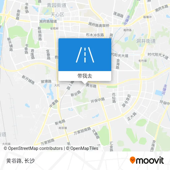 黄谷路地图