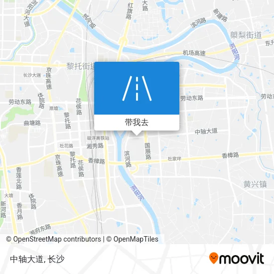中轴大道地图