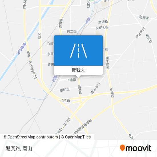 迎宾路地图
