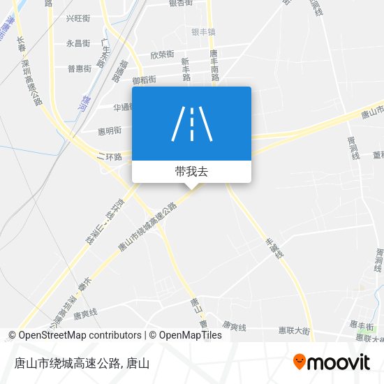 唐山市绕城高速公路地图