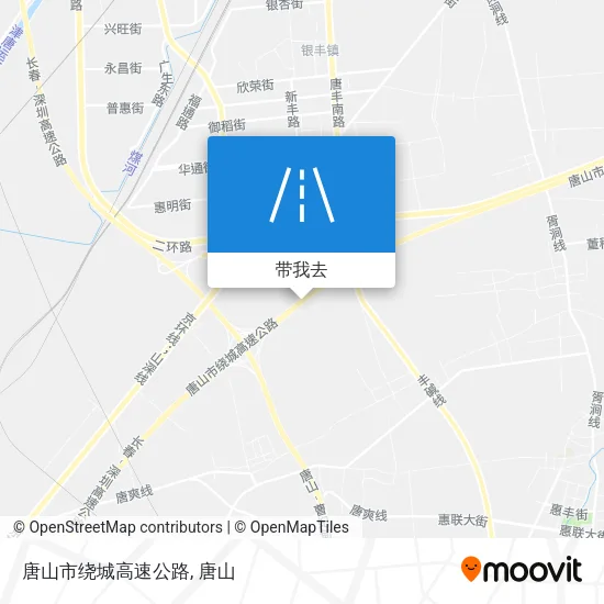 唐山市绕城高速公路地图