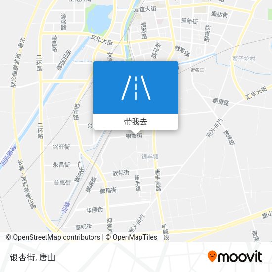 银杏街地图