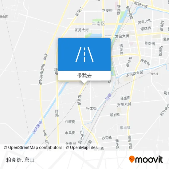粮食街地图