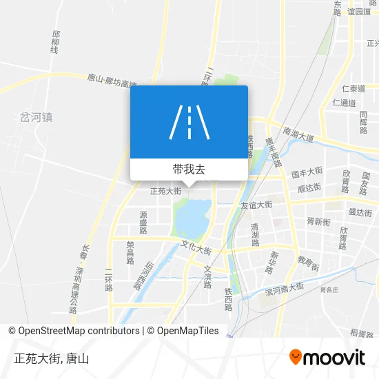正苑大街地图