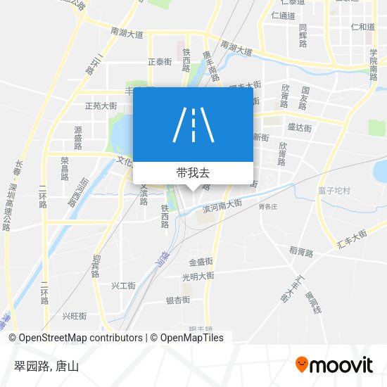 翠园路地图