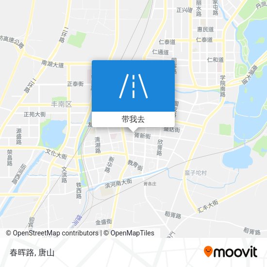 春晖路地图