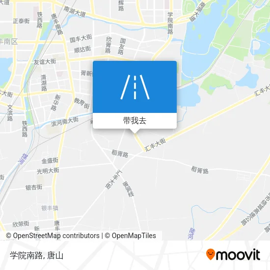 学院南路地图
