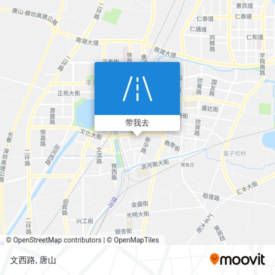 文西路地图