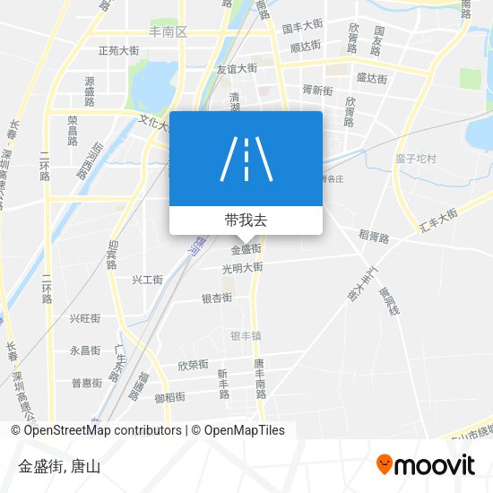 金盛街地图