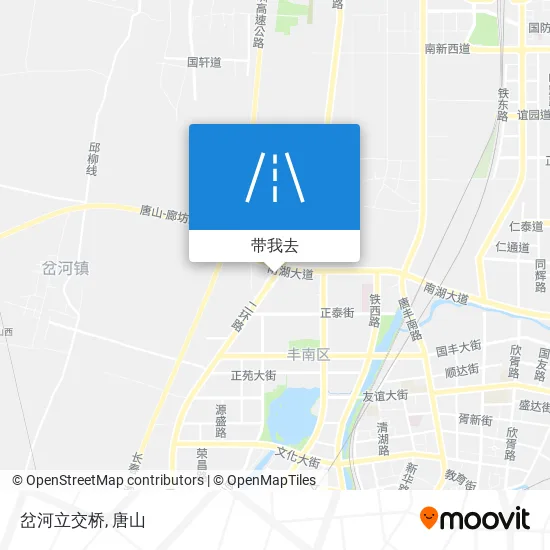 岔河立交桥地图