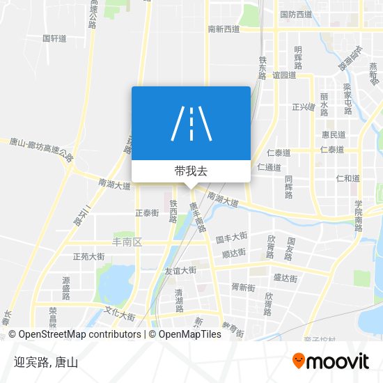 迎宾路地图