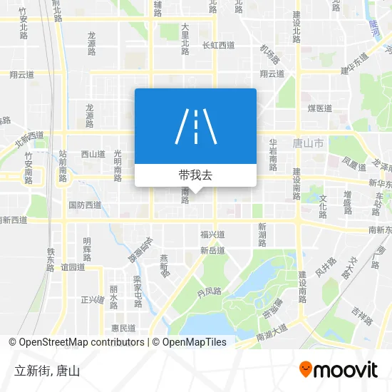 立新街地图
