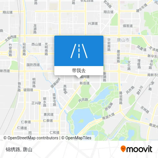 锦绣路地图