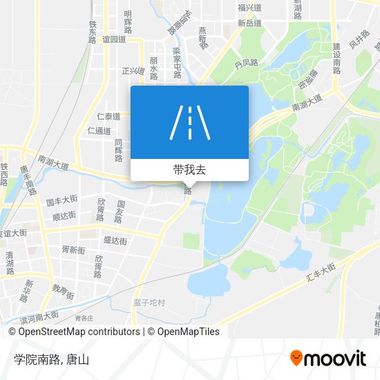 学院南路地图