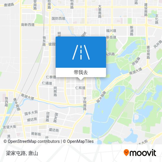 梁家屯路地图