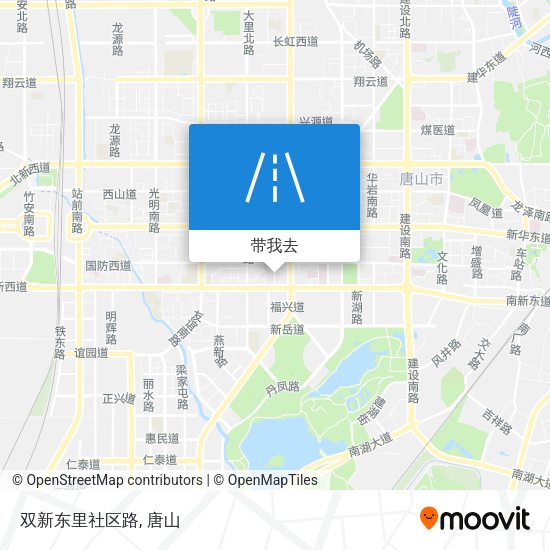 双新东里社区路地图