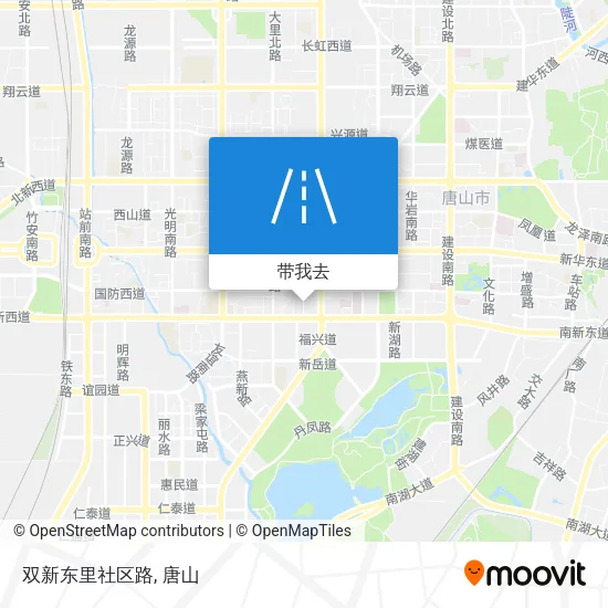 双新东里社区路地图
