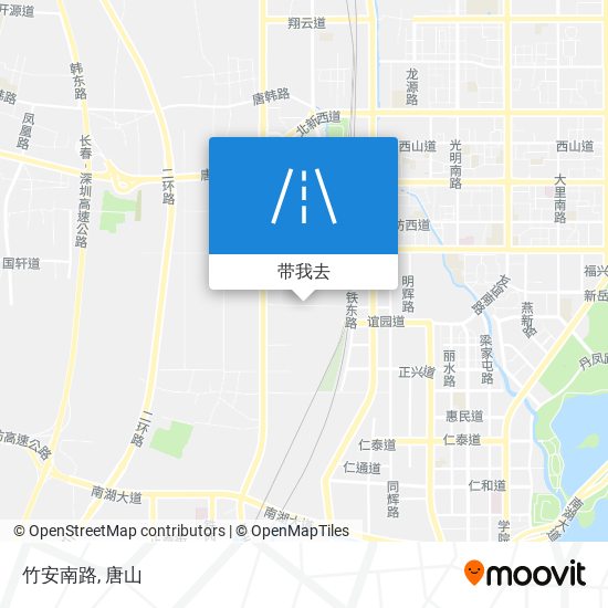 竹安南路地图
