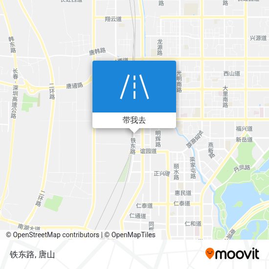 铁东路地图