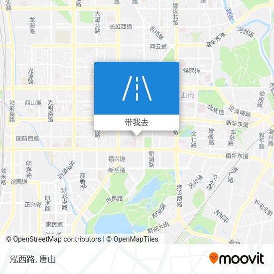 泓西路地图