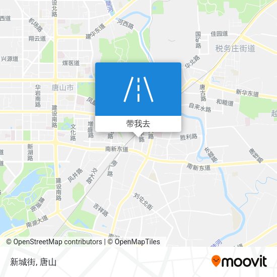新城街地图
