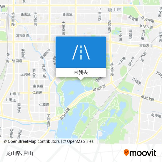龙山路地图