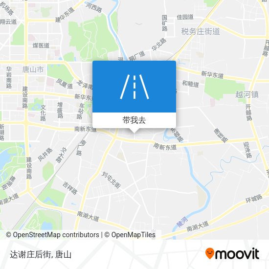 达谢庄后街地图