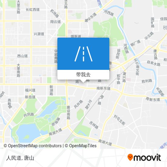 人民道地图