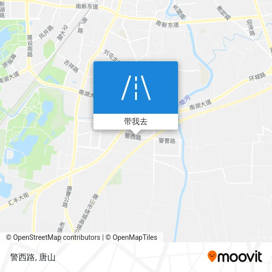 警西路地图