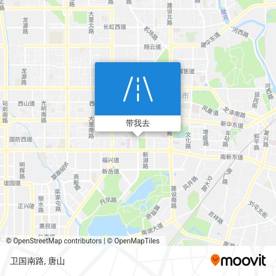 卫国南路地图