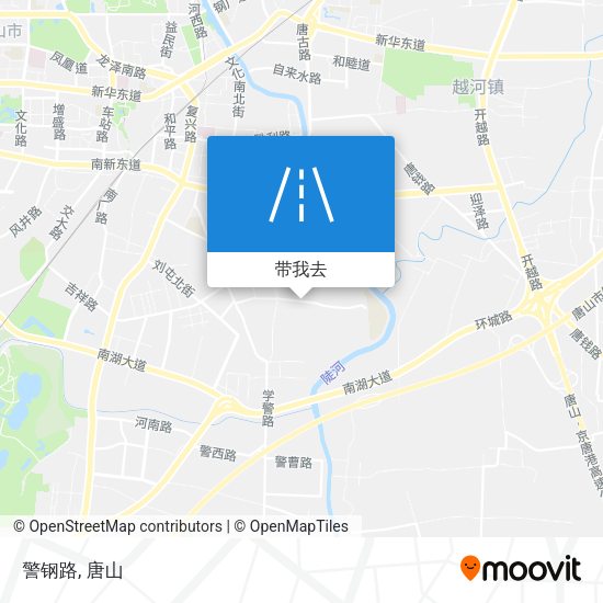 警钢路地图