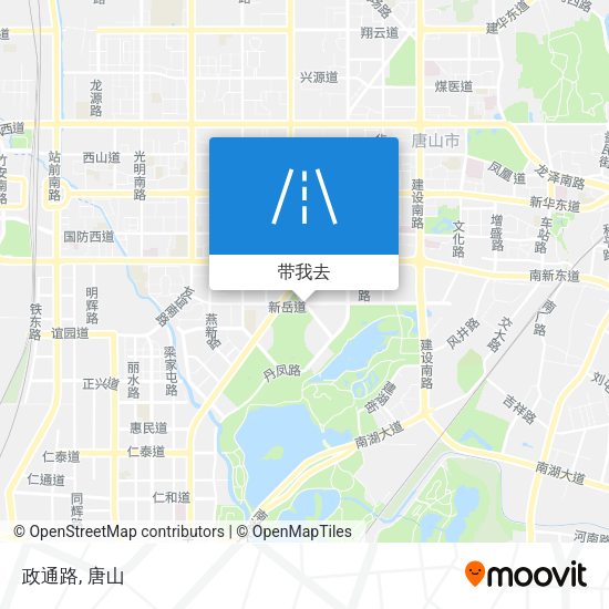 政通路地图