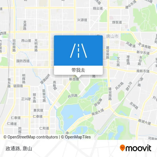 政通路地图