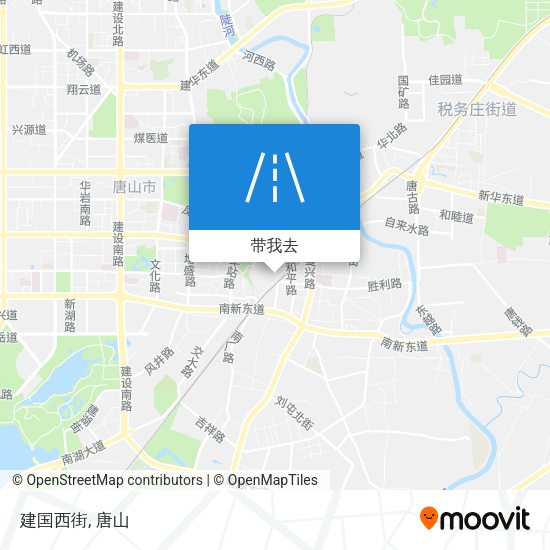 建国西街地图