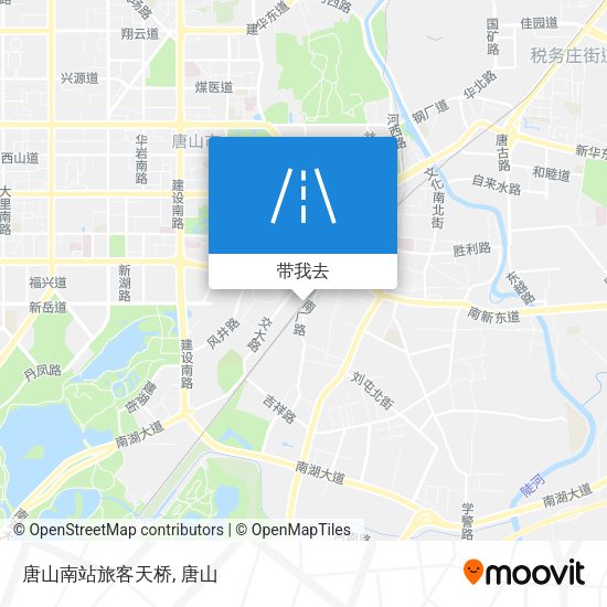 唐山南站旅客天桥地图